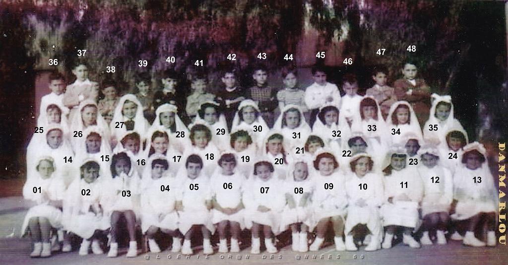 COMMUNIONS ORAN MARAVAL NOTRE DAME DE LOURDES 1952 N01.jpg